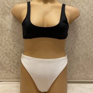 Dippin' Daisy's Classic Black and White Bikini